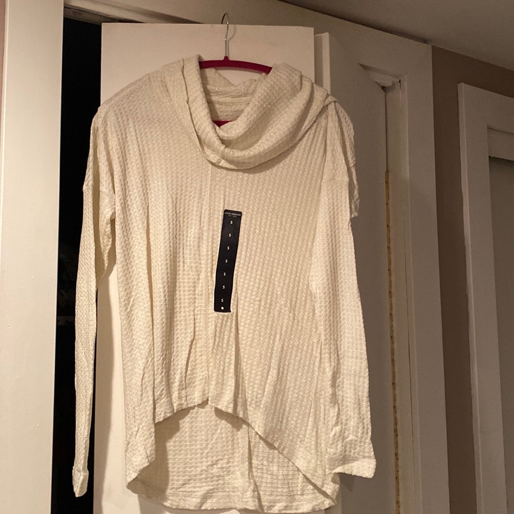 Sweater with cowl neck